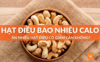 How many calories are in a handful of cashews?